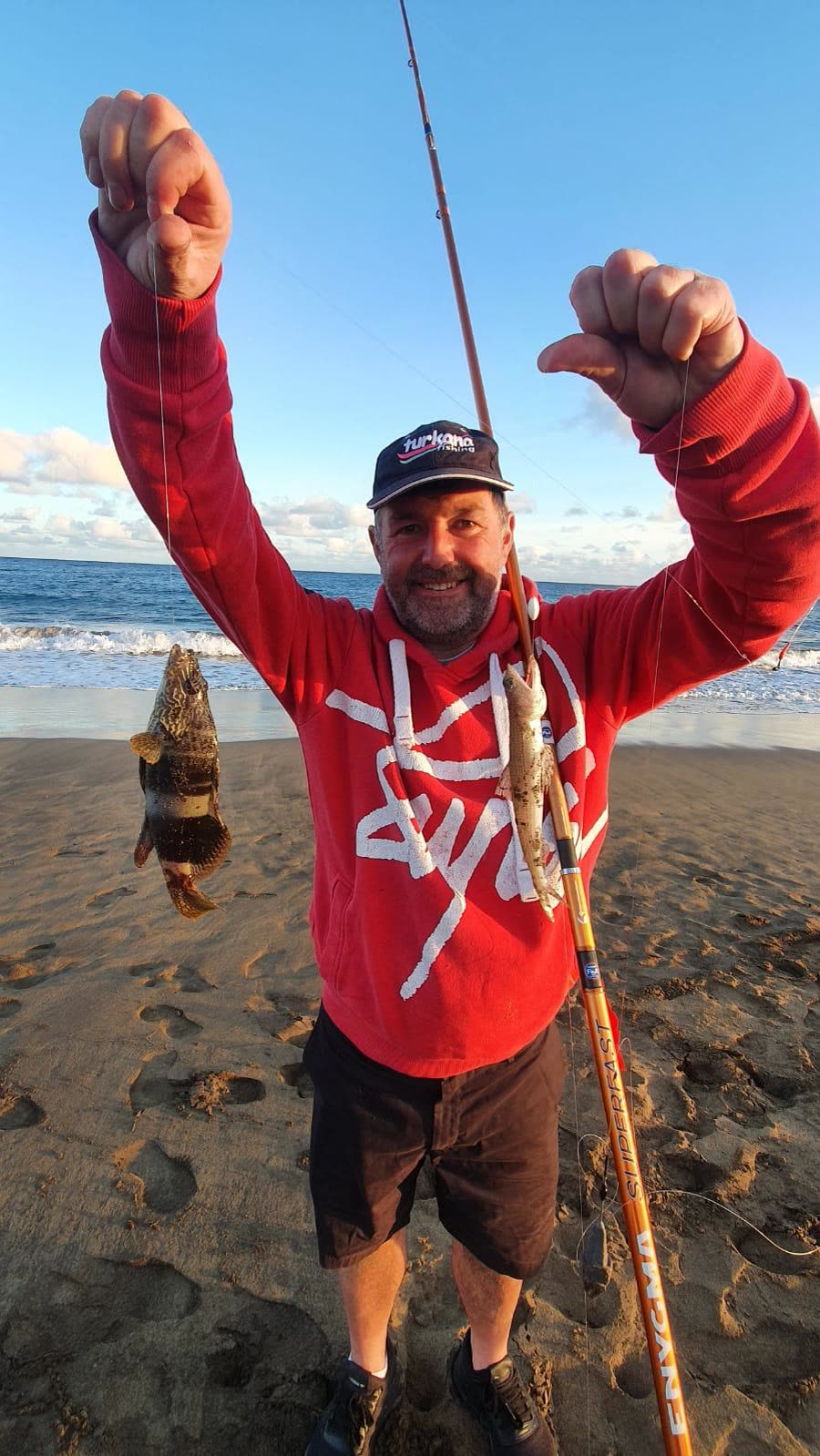 A productive evening on a North Wales beach