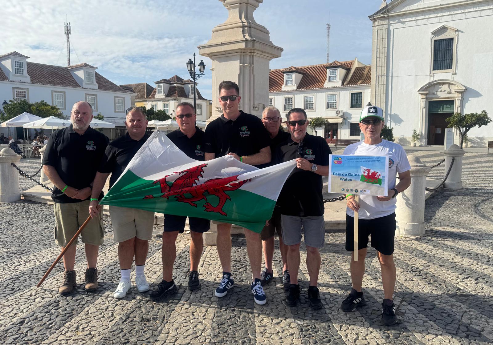 Angling Cymru in the host town square