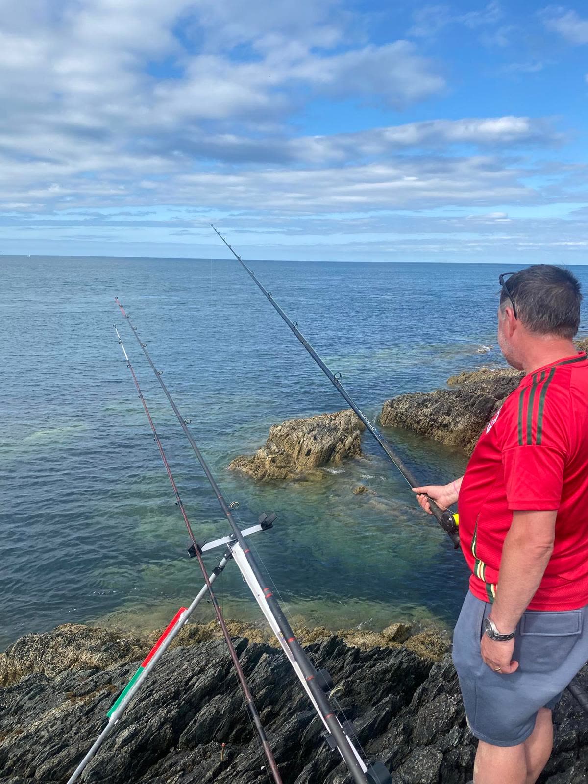 Private 1-to-1 coaching — shore fishing in North Wales with Tony Owen