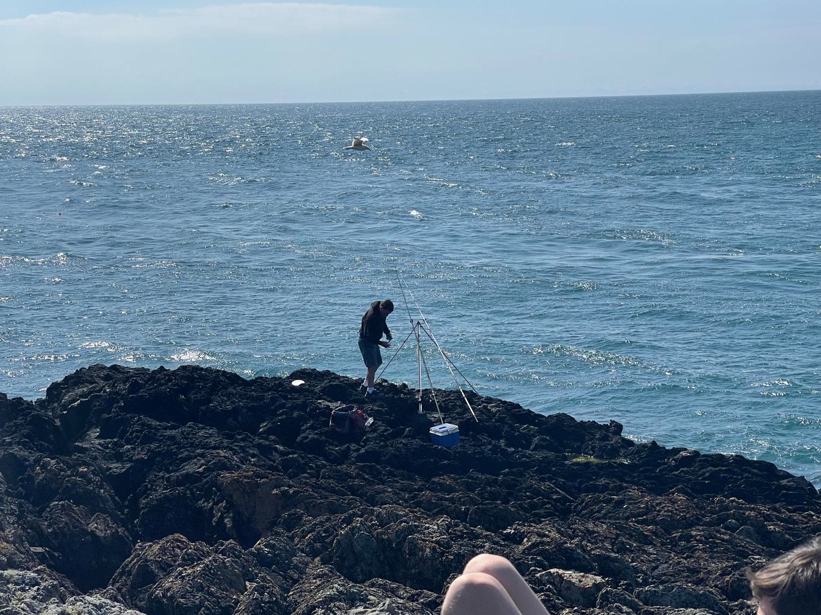 North Wales fishing experience — shore fishing in North Wales with Tony Owen