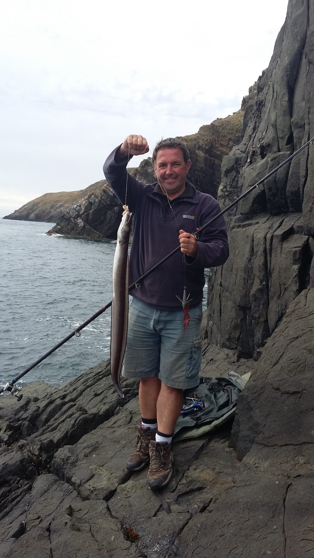 Conger fishing means heavy tackle and careful handling