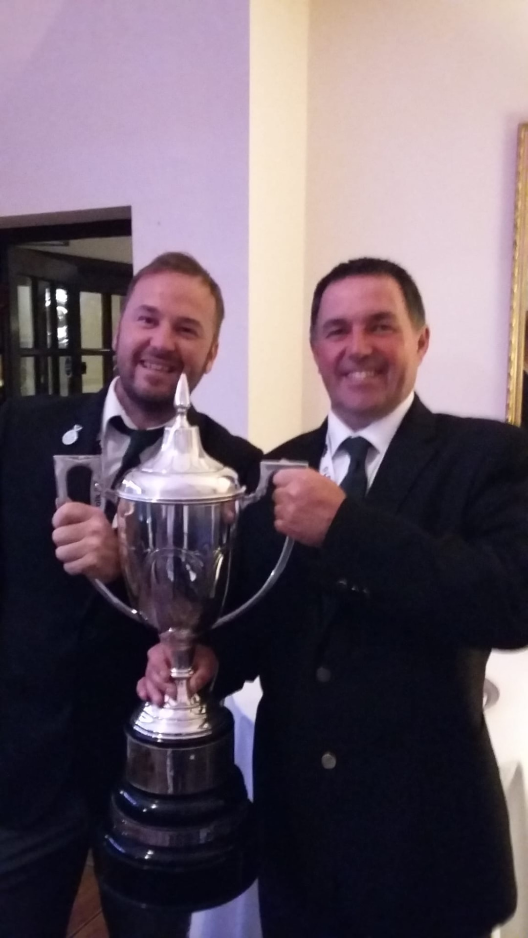 Celebrating a championship result