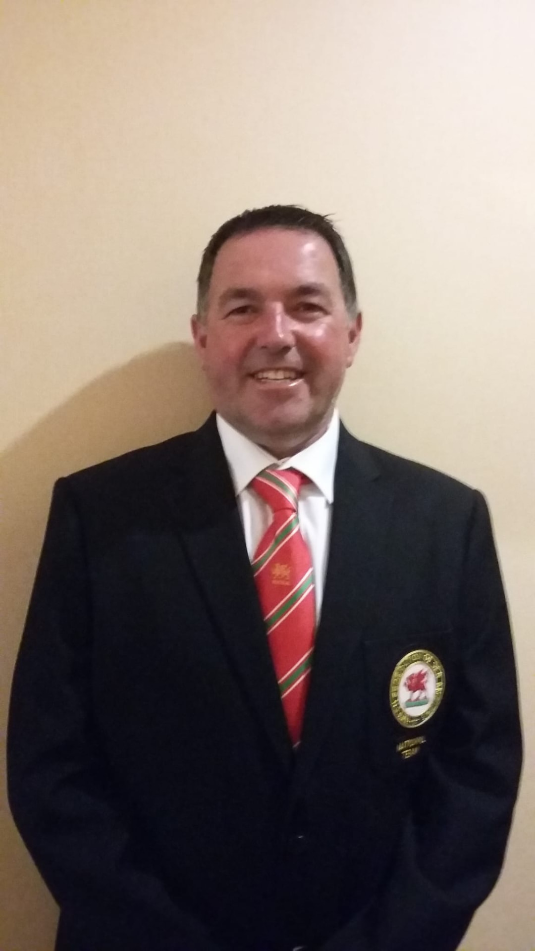 Tony in the Wales international blazer